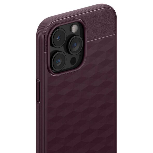 Case APPLE IPHONE 15 PRO MAX Caselogy Parallax Mag MagSafe burgundy 810083833545