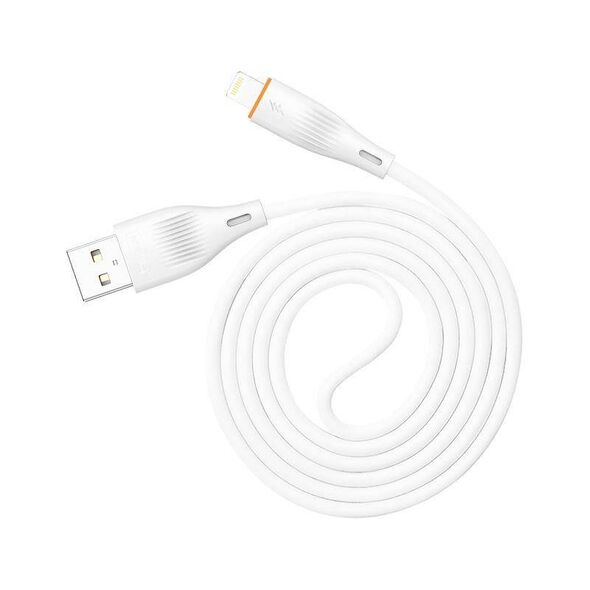 Cable 3A 1m USB - Lightning T-Phox X-Lite white 6974670442528