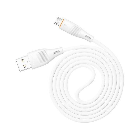 Cable 3A 1m USB - Micro USB T-Phox X-Lite white 6974670442566