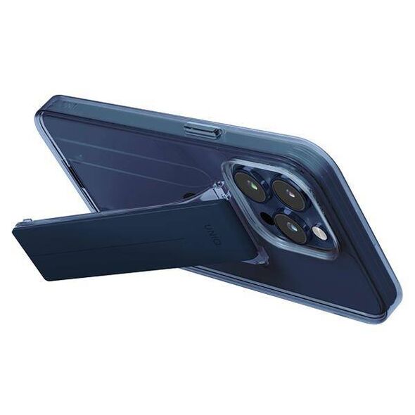 Case APPLE IPHONE 15 PRO UNIQ Heldro Mount with Stand blue 8886463685556