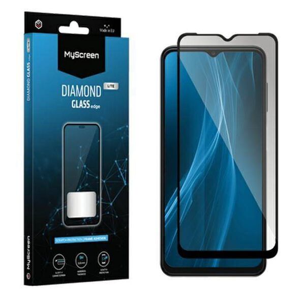 Tempered Glass HONOR X6A MyScreen Diamond Glass Edge Full Glue Lite black 5904433225229