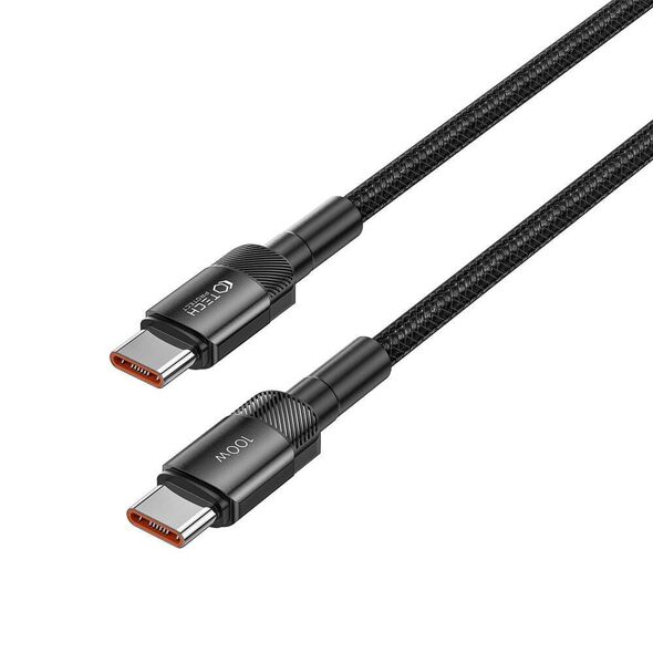 Cable USB Type - USB Type C PD100W / 5A 2m Tech-Protect UltraBoost EVO black 5906203690619