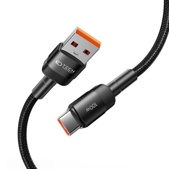 Cable USB - USB Type C 100W / 5A 3m Tech-Protect UltraBoost EVO black 5906203690732