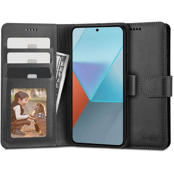 Case XIAOMI REDMI NOTE 13 4G/LTE Tech-Protect Wallet black 5906302300297