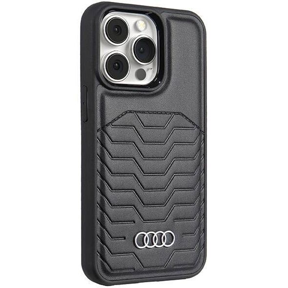 Original Case IPHONE 13 PRO MAX Audi Synthetic Leather MagSafe (AU-TPUPCMIP13PM-GT/D3-BK) black 6955250226844
