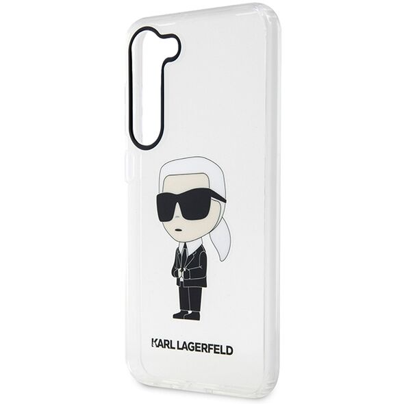Karl Lagerfeld case for Samsung Galaxy S23 KLHCS23SHNIKTCT transparent HC IML NFT Ikonik 3666339117795