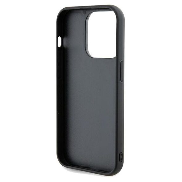 Guess case for  iPhone 13 Pro 6,1&quot; GUHCP13LPMSDGSK HC PU DISCO SCRIPT METAL BLACK 3666339173371