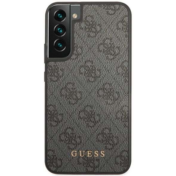 Guess case for Samsung Galaxy S23 Plus GUHCS23MG4GFGR grey hardcase 4G Metal Gold Logo 3666339116965