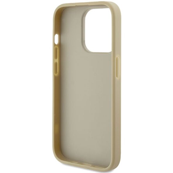Guess case for iPhone 15 Pro Max 6,7&quot; GUHCP15XHG4SGD gold HC Fixed Glitter Big 4G 3666339147815