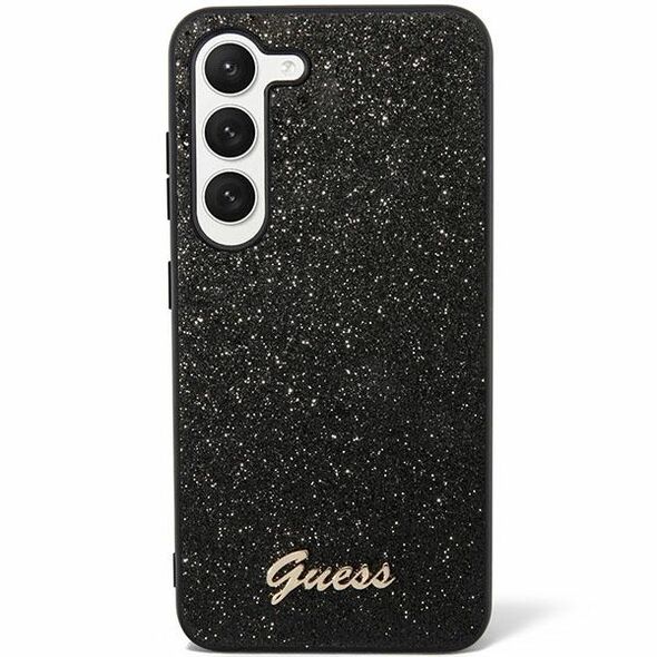 Guess case for S24+ S926 GUHCS24MHGGSHK hardcase Glitter Script black 3666339241315