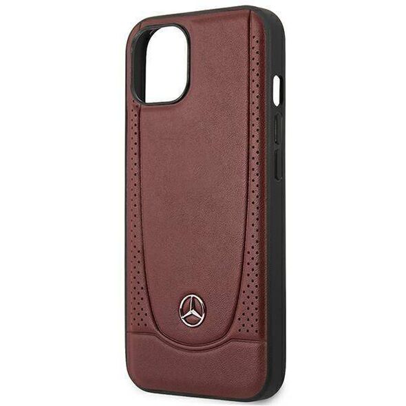 Case APPLE IPHONE 15 Mercedes Leather Urban Line (MEHCP15SARMRE) red 3666339171827