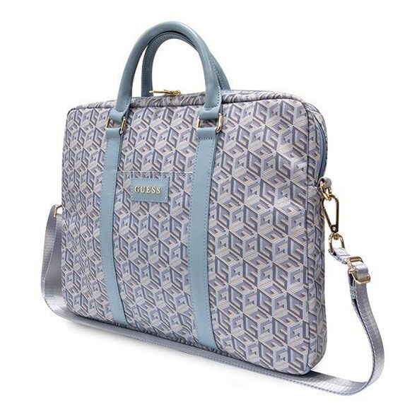 Bag LAPTOP 16" Guess GCube Stripes (GUCB15HGCFSEB) blue 3666339119515