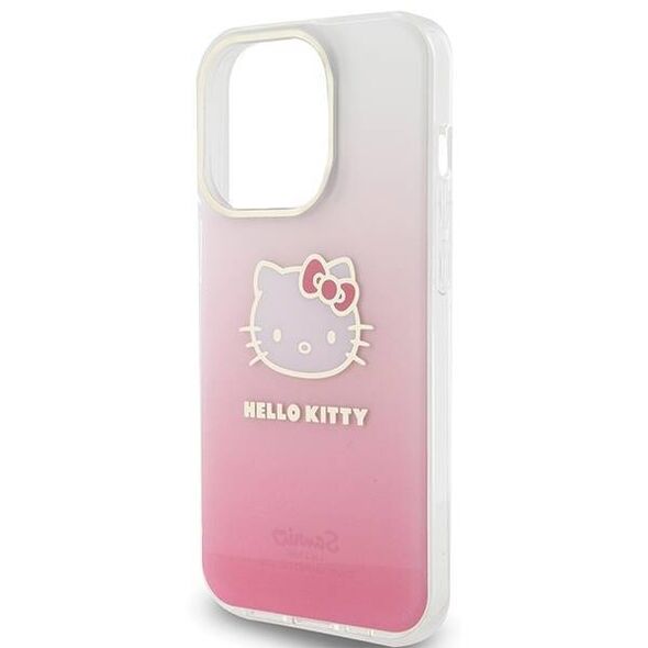 Original Case APPLE IPHONE 15 PRO MAX Hello Kitty Hardcase IML Gradient Electrop Kitty Head (HKHCP15XHDGKEP) pink 3666339185459