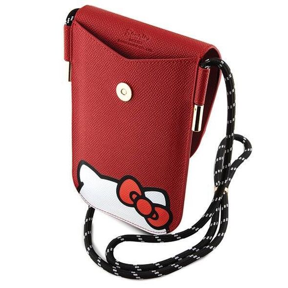 Bag Hello Kitty Leather Hiding Kitty Cord (HKOWBPSCKER) red 3666339189792