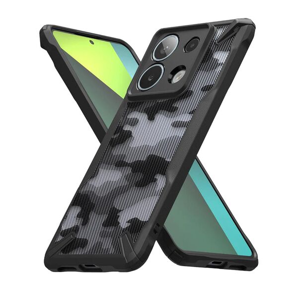 Ringke Husa pentru Xiaomi Redmi Note 13 Pro 5G / Poco X6 - Ringke Fusion X Design - Camo Black 8809961785283 έως 12 άτοκες Δόσεις