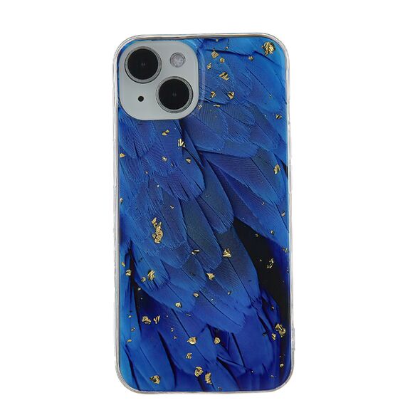 Gold Glam case for Samsung Galaxy A05S Blue 5907457743489