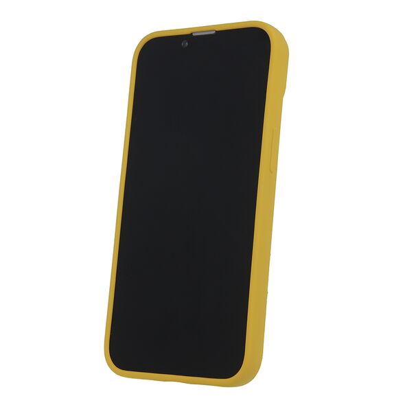 Silicon case for iPhone 12 / 12 Pro 6,1&quot; yellow 5907457755437