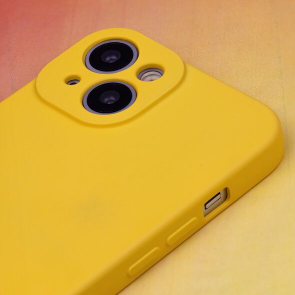 Silicon case for Samsung Galaxy S24 Ultra yellow 5907457755666