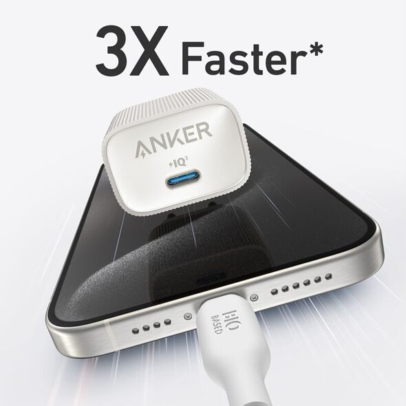 Anker Incarcator Priza Type-C, 30W, PowerIQ 3.0 -  Anker Nano 4 (A2337G21) - White 0194644139018 έως 12 άτοκες Δόσεις