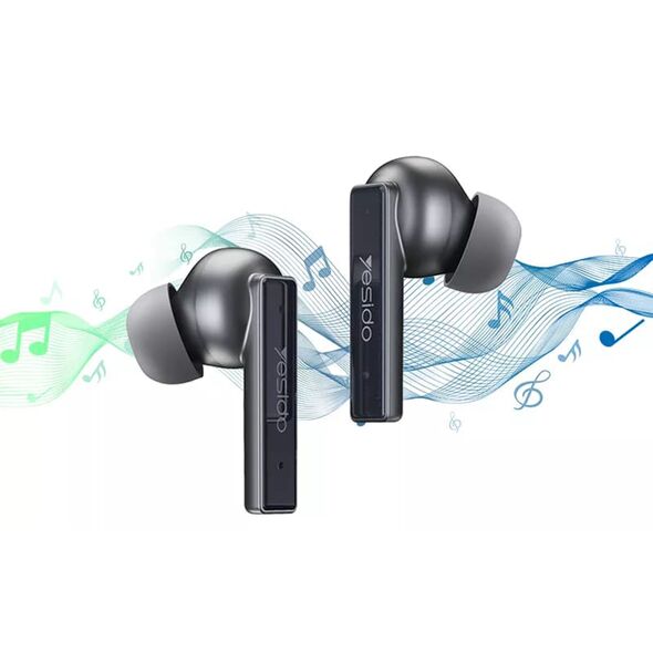 Yesido Yesido - Wireless Earbuds (TWS10) - Noise Cancelling, TWS - Black 6971050266286 έως 12 άτοκες Δόσεις