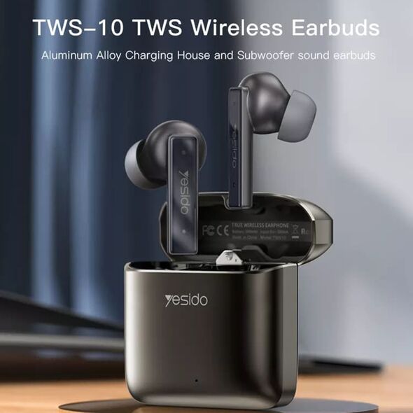 Yesido Yesido - Wireless Earbuds (TWS10) - Noise Cancelling, TWS - Black 6971050266286 έως 12 άτοκες Δόσεις