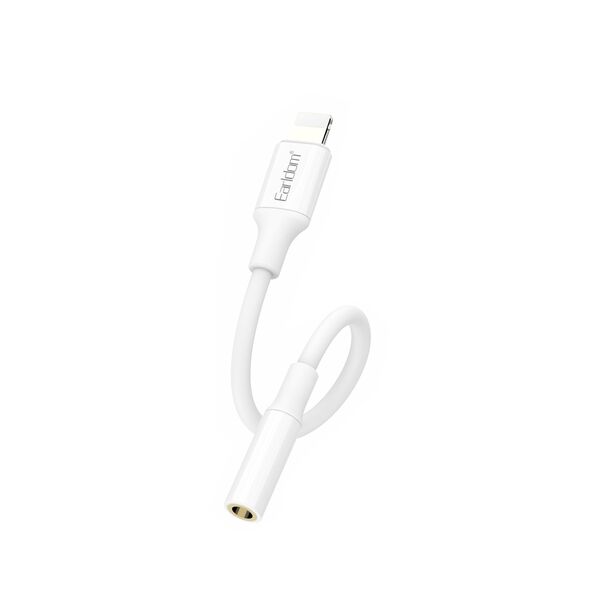 Adapter Earldom ET-OT78, Lightning to 3.5mm (F), White - 40363 έως 12 άτοκες Δόσεις