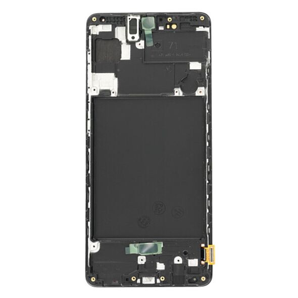 OEM Ecran cu Touchscreen si Rama Compatibil cu Samsung Galaxy A71 4G (SM-A715) - OEM (19908) - Black 5949419128552 έως 12 άτοκες Δόσεις