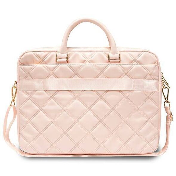 Bag LAPTOP 16" Guess Quilted 4G (GUCB15ZPSQSSGP) pink 3666339210946