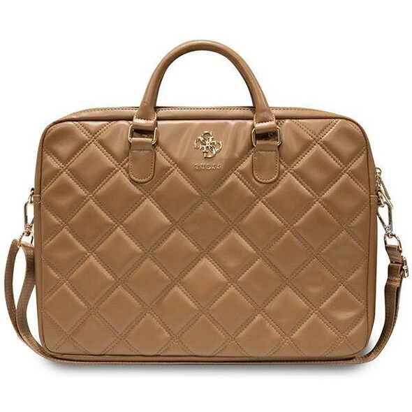 Bag LAPTOP 16" Guess Quilted 4G (GUCB15ZPSQSSGW) brown 3666339210953