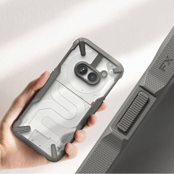 Case NOTHING PHONE 2A Ringke Fusion-X gray 8809961785993