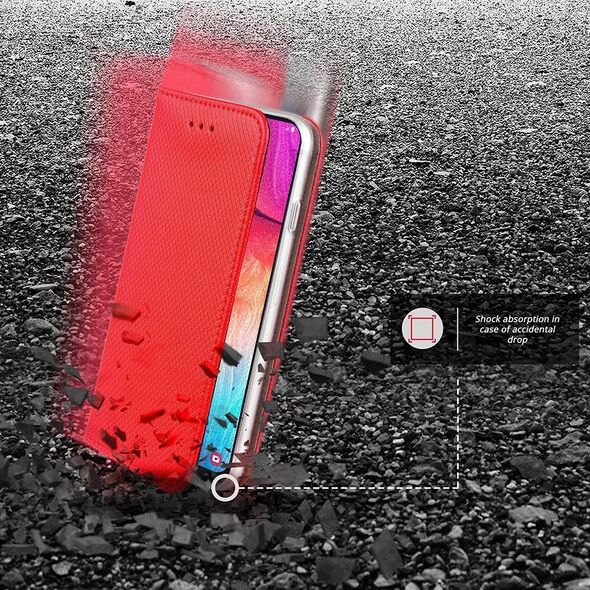 Case SAMSUNG GALAXY A13 4G/LTE Flip Magnet red 5904643003174