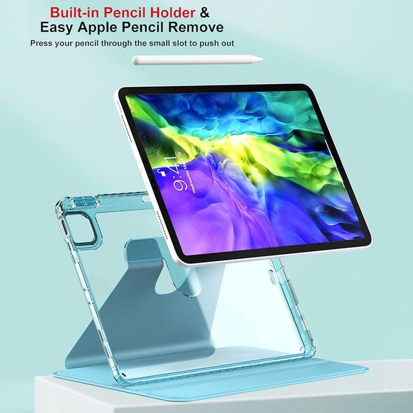 Techsuit Husa pentru iPad Pro 11 (2018 / 2020 / 2021 / 2022)  - Techsuit Crystal Vision - Purple 5949419120495 έως 12 άτοκες Δόσεις