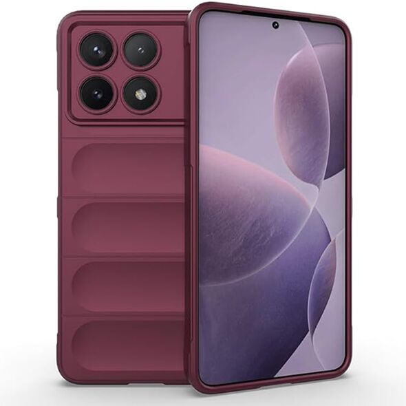 Techsuit Husa pentru Xiaomi Poco X6 Pro - Techsuit Magic Shield - Bordeaux 5949419109865 έως 12 άτοκες Δόσεις