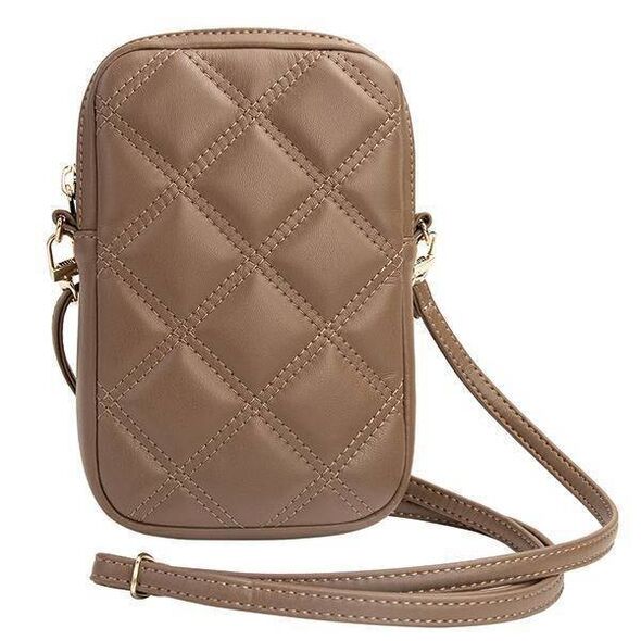 Bag Guess Zip Quilted 4G (GUWBZPSQSSGW) brown 3666339210717