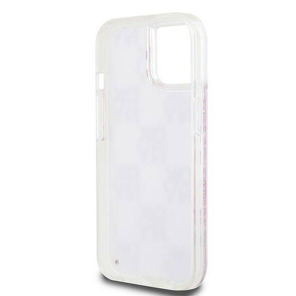 Original Case IPHONE 13 / 14 / 15 DKNY Hardcase Liquid Glitter Multilogo (DKHCP15SLCPEPP) pink 3666339271176