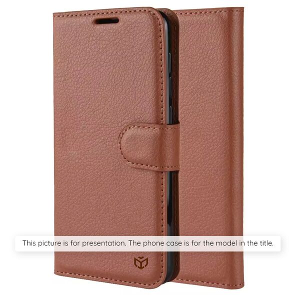 Techsuit Husa pentru iPhone 12 - Techsuit Leather Folio - Brown 5949419126473 έως 12 άτοκες Δόσεις