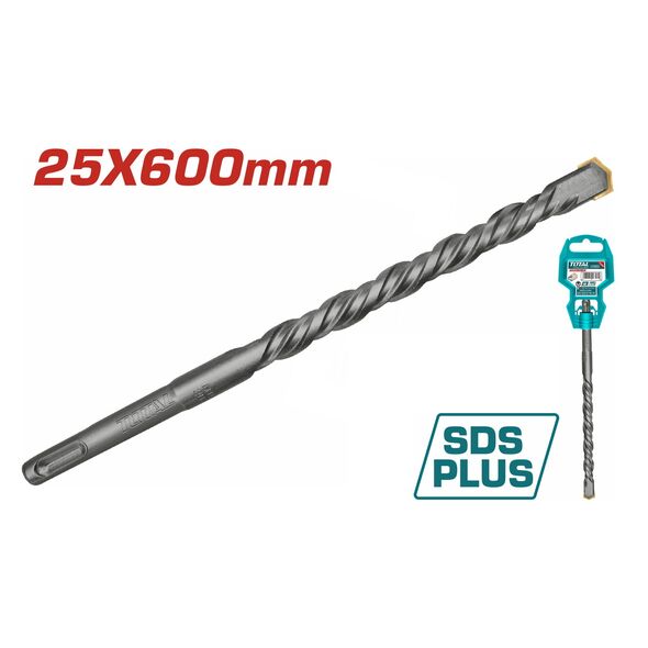 TOTAL ΔΙΑΜΑΝΤΟΤΡΥΠΑΝΟ SDS-PLUS 25 X 600mm (TAC312501) ως 12 Άτοκες Δόσεις