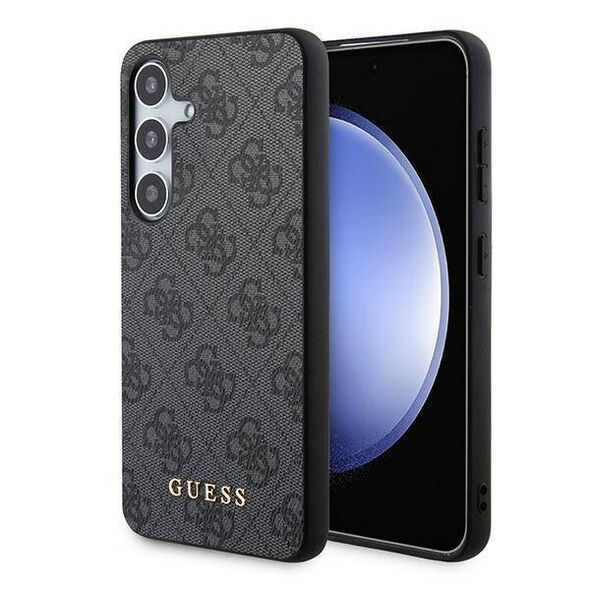 Original Case SAMSUNG GALAXY A35 5G Guess Hard Case 4G Metal Gold Logo (GUOHCSA35G4GFGR) black 3666339259686