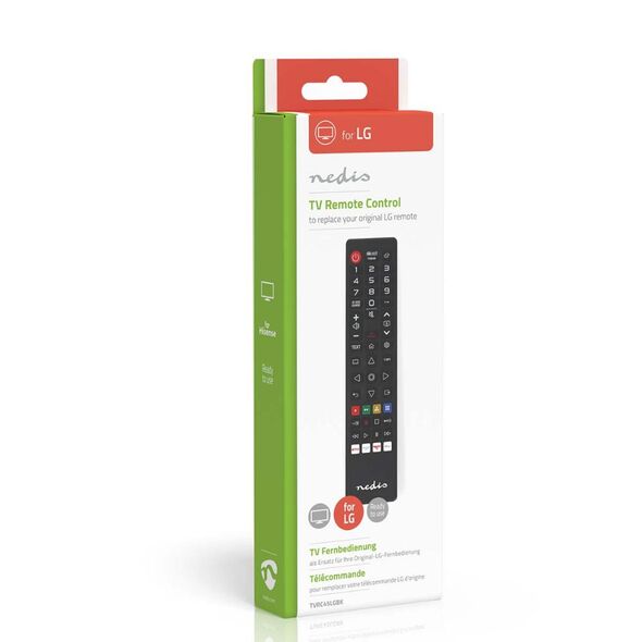 Nedis Replacement Remote Control (TVRC45LGBK) (NEDTVRC45LGBK) έως 12 άτοκες Δόσεις