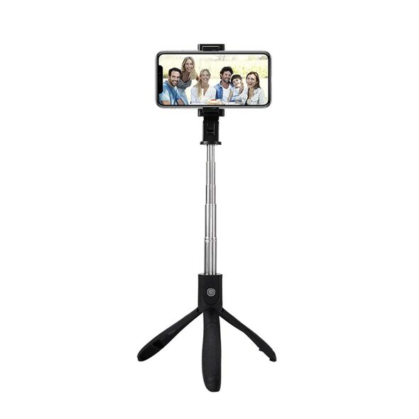 Techsuit Folding Selfie Stick with Tripod, 70cm - Techsuit (K06) - Black 5949419123366 έως 12 άτοκες Δόσεις