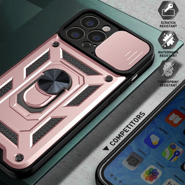 Techsuit Husa pentru iPhone 13 Pro Max - Techsuit CamShield Series - Rose Gold 5949419157880 έως 12 άτοκες Δόσεις