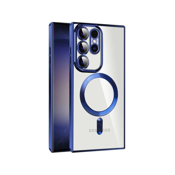 Techsuit Husa pentru Samsung Galaxy S24 Ultra - Techsuit Luxury Crystal MagSafe - Deep Blue 5949419135314 έως 12 άτοκες Δόσεις