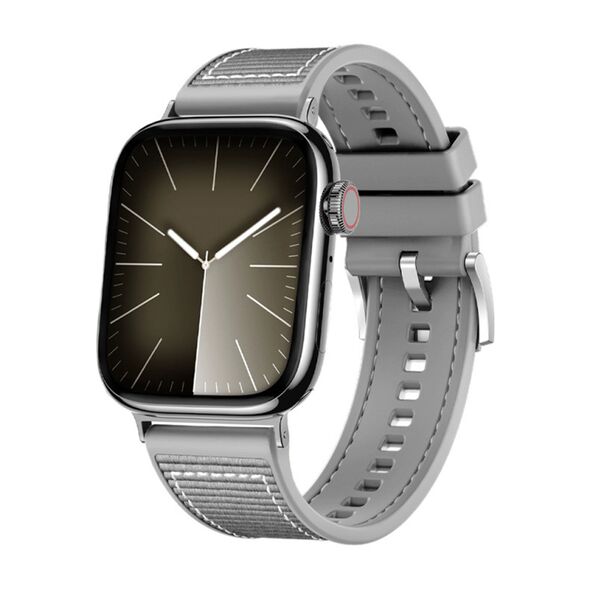 Techsuit Curea pentru  Apple Watch 1/2/3/4/5/6/7/8/9/SE/SE 2 (38/40/41mm) - Techsuit Watchband (W051) - Gray 5949419108493 έως 12 άτοκες Δόσεις