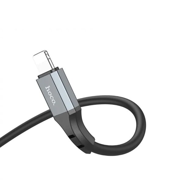 Hoco Cablu de Date USB la Lightning, 2.4A, 3m - Hoco Honest (X92) - Black 6931474788757 έως 12 άτοκες Δόσεις