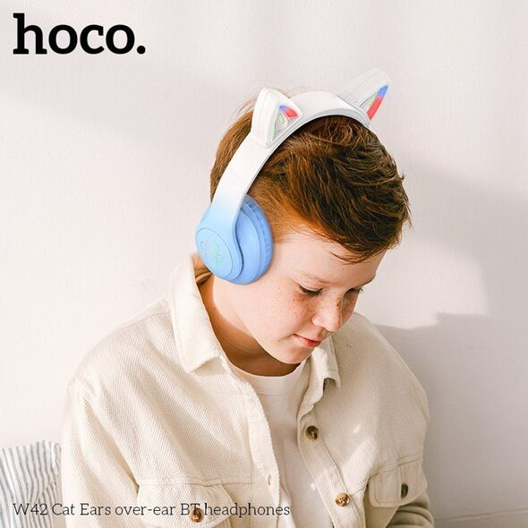 Hoco Casti pentru Copii, Ajustabile - Hoco Cat Ear (W42) - Cherry Blossom 6931474795847 έως 12 άτοκες Δόσεις