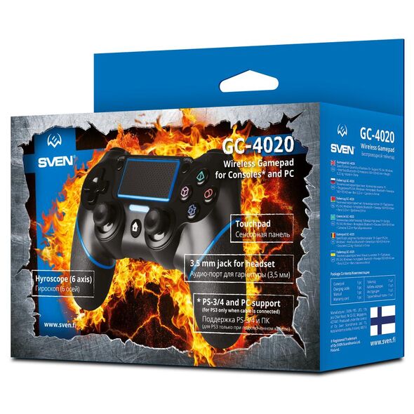 Sven Wireless Gamepad GC-4020 (SV-020293) έως 12 άτοκες Δόσεις