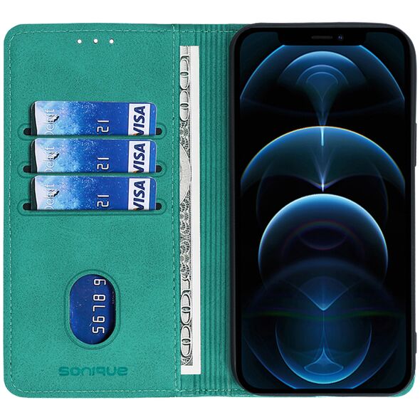 Θήκη Πορτοφόλι Vintage Magnet Wallet Sonique Samsung Galaxy A32 5G Βεραμάν - Sonique - Βεραμάν - Galaxy A32 5G - Θήκη Πορτοφόλι