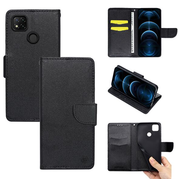 Θήκη Πορτοφόλι Sonique Trend Wallet Xiaomi Redmi 9C Μαύρο - Sonique - Μαύρο - Redmi 9C - Θήκη Πορτοφόλι