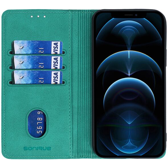 Θήκη Πορτοφόλι Vintage Magnet Wallet Sonique Realme GT Neo 2 5G / Realme GT 2 5G / Realme GT Neo 3T 5G Βεραμάν - Sonique - Βεραμάν - Realme GT 2 5G, Realme GT Neo 2 5G, Realme GT Neo 3T 5G - Θήκη Πορτοφόλι