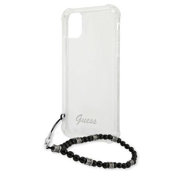 Original Case IPHONE 12 PRO MAX Guess Hardcase Black Pearl (GUHCP12LKPSBK) transparent 3666339003715